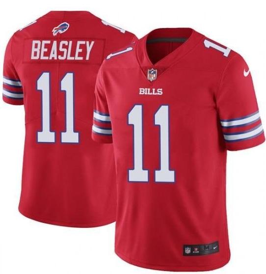 Men's Buffalo Bills #11 Cole Beasley Red NFL Vapor Untouchable Limited Stitched Jersey